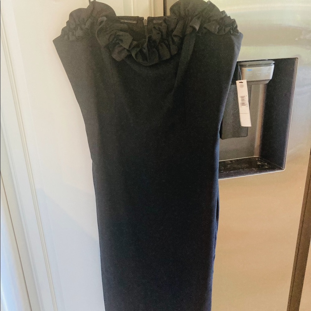 Black ruffle mini dress! 🖤 NWT never worn!!!